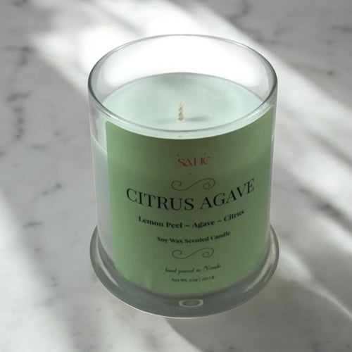 Citrus Agave Scented Soy Candle