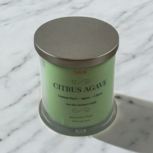 Citrus Agave Scented Soy Candle