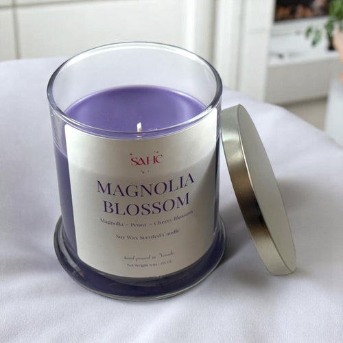 Magnolia Blossom Scented Soy Candle